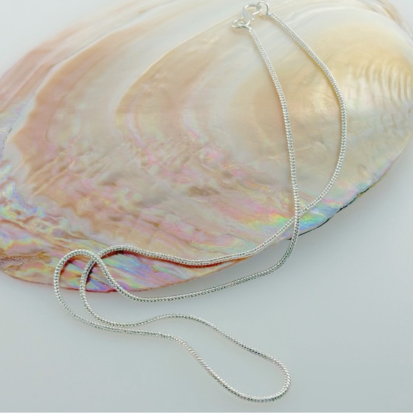 18” Heavy Duty 2nm Snake Chain Necklace New Sterling Silver 925 Overlay - Picture 3 of 5